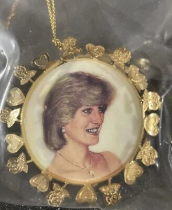 PRINCESS DIANA CHRISTMAS ORNAMENT INTERNATIONAL COLLECTORS SOCIETY NOS Free Ship - Picture 1 of 3