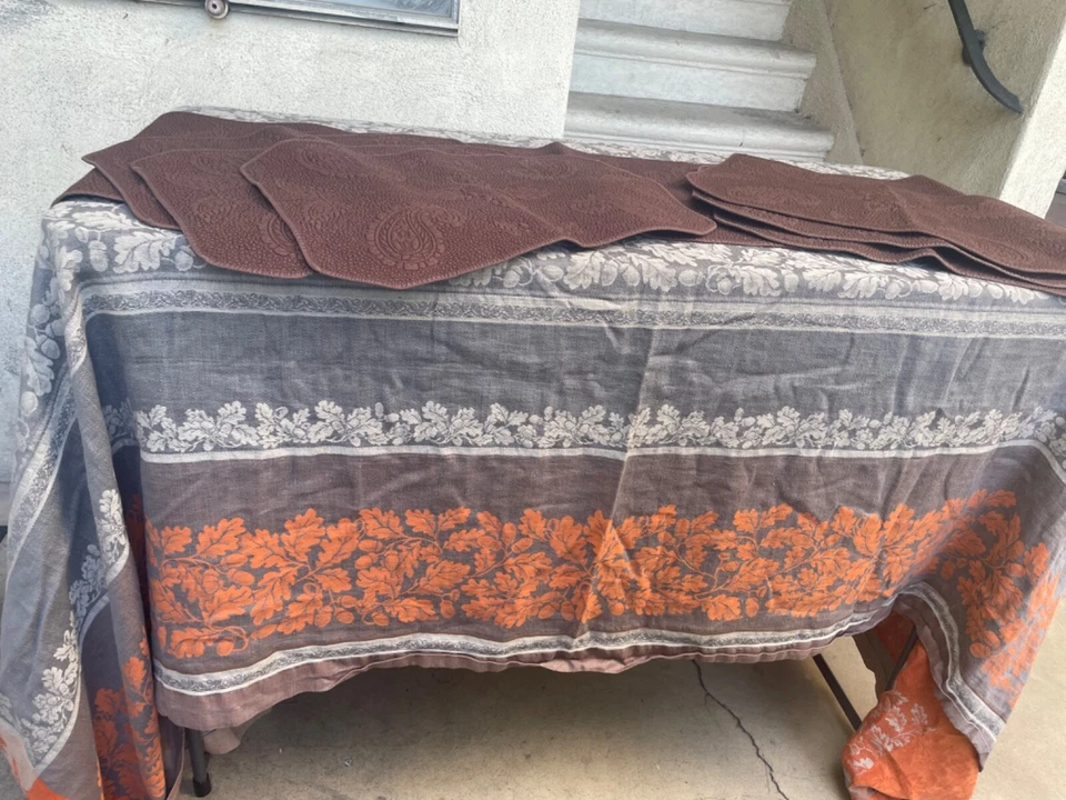 Mantel Williams Sonoma mantel corredor manteles individuales acción de gracias Foto 1 de 4