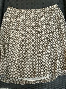 Tory Burch Damenrock Seide plissierte Ketten Linkdruck Gr. 14 neu mit Ladenetikett - Bild 1 von 6