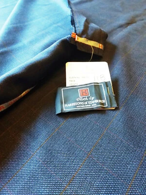 Harrisons Sunbeam  Silk/Wool Jacketing in Navy 3-1/3 Yds - Image 1 of 4