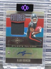 2023 Panini Legacy Bijan Robinson Futures Patch Auto Autograph #121/249 Falcons