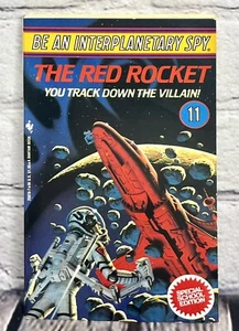 Be an Interplanetary Spy THE RED ROCKET track down the villain 11, 1985 1st ed. - Picture 1 of 4