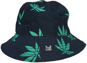 Headchange Hella 420 Bucket Hat Marijuana Cannabis Weed Ganga Chronic Design Cap - Picture 1 of 13