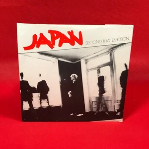 JAPAN I Second That Emotion 1980 UK 7" RED vinyl single original 45 Halloween B - Foto 1 di 4