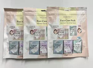Olivia Grace Face Care Pack Facial Face Mask, Anti-Aging, Hydrating 3 Pack - Picture 1 of 3