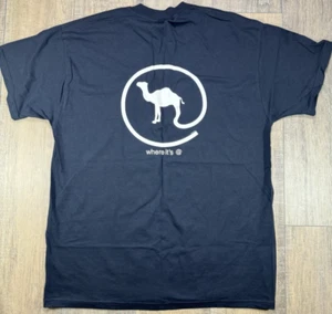 Camisa negra de dos caras XL Camel Cigarettes Joe Camel Where It’s @ At Vintage 1997 - Imagen 1 de 12