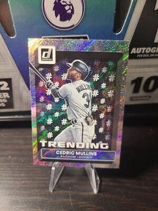 2022 Panini Donruss Cedric Mullins Trending Rapture Parallel - Picture 1 of 2