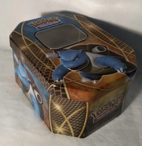 Serie de otoño 2014 Pokémon Blastoise Power Trios juego de cartas lata vacía - Imagen 1 de 11