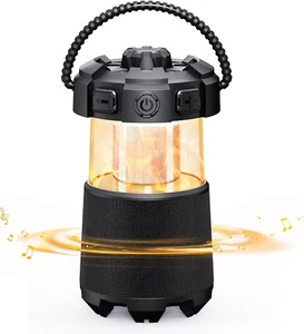 Waterproof Camping Lamp & Bluetooth Speaker - Rechargeable Battery RRP £39.99 - Picture 1 of 6