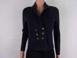 Ann Taylor Loft dunkelblau Strick zweireihig Langarm Jacke Small - Bild 1 von 3
