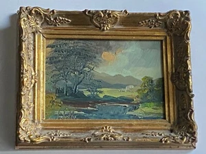 Landschaft Ölbild signiert - Bild 1 von 5