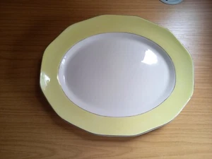 Vintage Barker Bros Royal Tudor Ware Primelgelb Servierplatte/Platte -14" - Bild 1 von 5