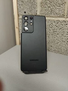 Samsung Galaxy S21 Ultra S998 czarny tylna szklana pokrywa obiektyw oryginalny - Zdjęcie 1 z 2