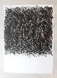 GÜNTHER UECKER - Lithographie - Auflage 100 - signiert-nummeriert (85 x 62 cm) - Bild 1 von 5