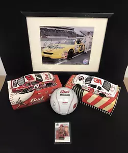 Nascar Dale Earnhardt Jr Gargoyles MLB Budweiser Fan Lot Signed Card Photo - Picture 1 of 18