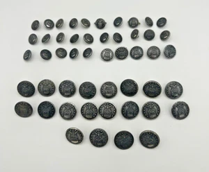 Vintage US Air Force Eagle Shield 13 Star Waterbury Button Co 50 Pieces SEE DESC - Picture 1 of 11