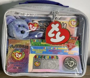 TY BEANIE Babies OFFICIAL PLATINUM CLUB Membership SET ungeöffnet Original - Picture 1 of 11