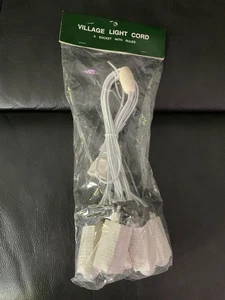 Department 56 Accessory - VILLAGE LIGHT CORD - 6 Socket w/Bulbs - NEW - 56.99279 - Picture 1 of 3