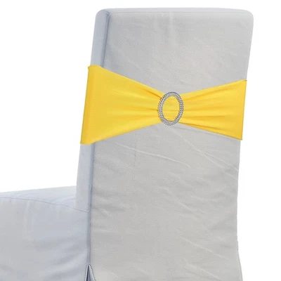 Arco para silla 10 piezas, banda elástica 350x130 mm con hebilla deslizante (amarillo) Foto 1 de 4