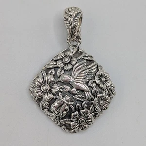 John Hardy Jai Kolibri Floral Enhancer Anhänger Sterlingsilber 925 17g 2" - Bild 1 von 23