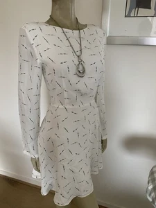 SIR The Label Pure SILK Dress sz 3 12 - BUY Any 5 Items = Free Post - Bild 1 von 6