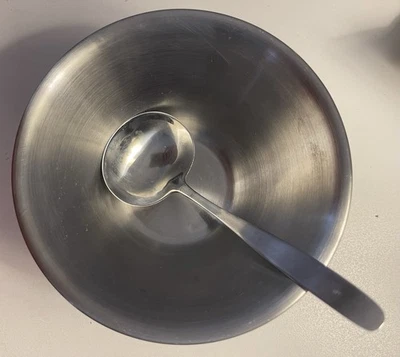 Barco de molho internacional prata, aço inoxidável com concha 6” largura - Imagem 1 de 4