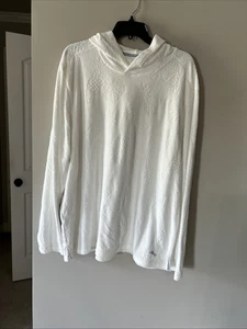 Tommy Bahama Poolside Paradise White Hoodie Sz XL Msrp$128 - Picture 1 of 14