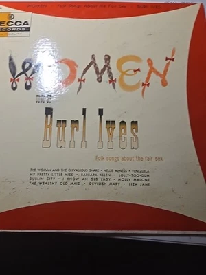 Burl Ives Women Folk Songs About The Fair Sex DL 8246 Vinyl LP 1956 - Image 1 of 4