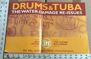 DRUMS AND TUBA THE WATER-DAMAGE RE-ISSUES BOX FETISCH RARE CD/LP PROMO POSTER - Bild 1 von 2