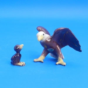 Hagen Renaker Miniature EAGLE STYLE ONE Vintage Ceramic Bird Figurine 1983-84 - Picture 1 of 6