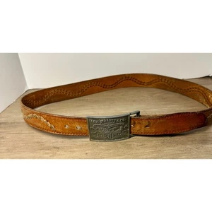 Levi Strauss Co Herren Leder Gürtel San Francisco Calif Original genietet Größe 38 - Bild 1 von 5