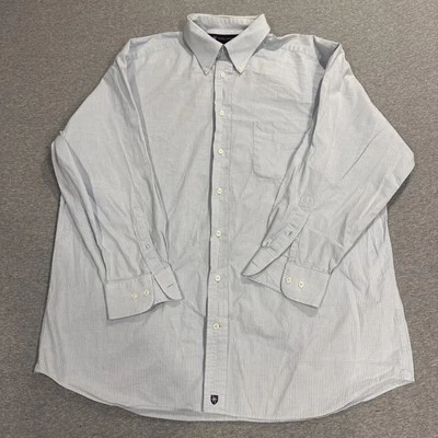 CAMISA DE VESTIR PARA HOMBRES Henry Jacobson Manga Larga Algodón Abotonada Talla XL Cuello 17 Foto 1 de 4