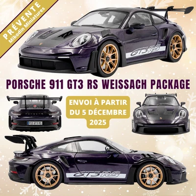 SOLIDO PORSCHE 911 GT3 RS WEISSACH PACKAGE 2024 S1812103 1:18 S PREVENTE NOV2025 - Immagine 1 di 4