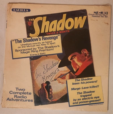 The Shadow Radio Program  1975 Vinyl LP (Radiola) MR-1053 -Radio Plays from 1944 - Image 1 of 2