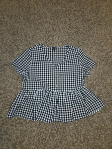 Woman's Shein checkered blouse size xs - Bild 1 von 2
