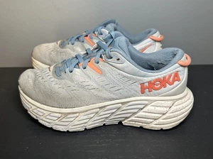 Hoka One One Gaviota 4 Women’s Size 6.5 B Blue Fog Air Running Shoes 1123201BFPA - Picture 1 of 8