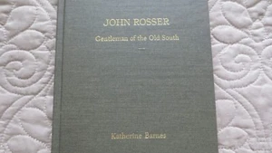 John Rosser: Old South SIGNED Barnes 1984 Tennessee Diary 1861-1881 w/Genealogy - Picture 1 of 9