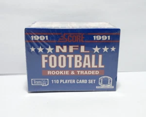 1991 Score Rookie and Traded Football Complete Set Factory Sealed - Picture 1 of 3