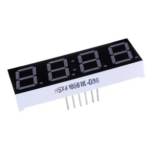 1Stks 4-stellige 0.56" Anzeige Anode Rot 7-Segment Sieben Common LED Display - Bild 1 von 4