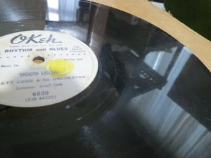 78RPM Okeh DJ Arnett Cobb - Smooth Sailing / Your Wonderful Love, clean V V+ - Picture 1 of 8