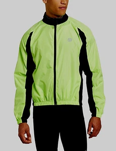 NEU MIT ETIKETT CANARI RADFAHREN FLASH WIND SCHER SHELL HERRENSHIRT TOP STIL #1735 $ 70 GELB - Bild 1 von 7