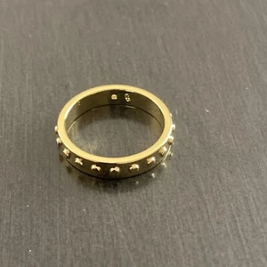 Gorjana 18K Gold Plated Asher Ring- 249-3017-G Size 7 - Picture 1 of 18