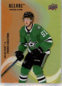 2022-23 Upper Deck Allure Color Flow Orange-Yellow Pick List/Complete Your Set