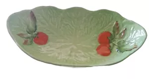 Carlton Ware Leaf Shaped Bowl Tomato Design - Picture 1 of 4