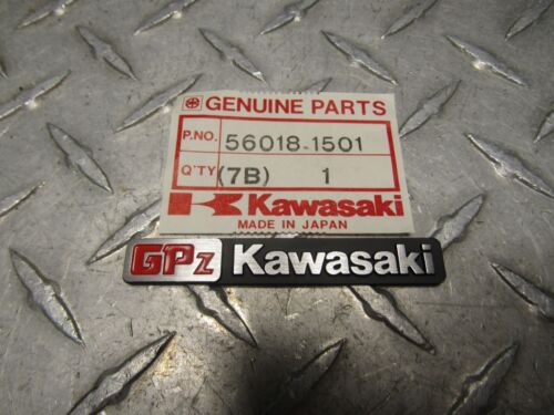 1984-1987 Kawasaki ZX 600 900 1000 OEM GPz Left Cover Emblem Badge 56018-1501