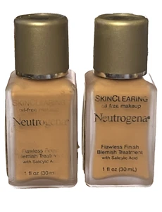 Neutrogena SkinClearing Oil-Free Makeup, Flawless Finish, 120 Spiced Almond - Picture 1 of 4