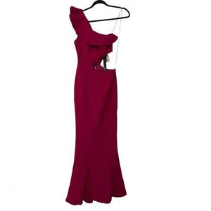 Neu mit Etikett Maria Bianca Nero Meerjungfrau-Kleid mit Ausschnitt und Rüschen 6 - Bild 1 von 13