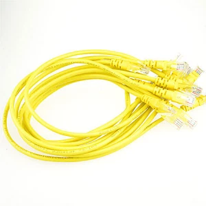 Lot 10 cables/16in 42cm 568B CAT5E UTP Ethernet RJ45 Patch Cable Network Cable - Bild 1 von 4