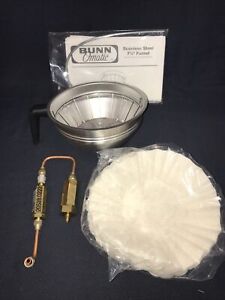 Bunn Model STF Funnel Flow Control Strainer Delining Spring Service Manual NEW