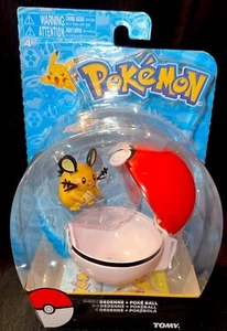 Pokemon DEDENNE Tomy Action Figure Figurine with Clip Carry Poke Ball - Picture 1 of 4
